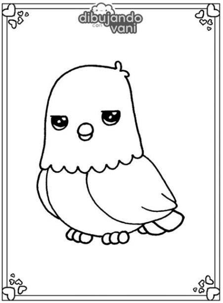 Dibujo de un aguila para imprimir y colorear - Dibujando: Dibujar y Colorear Fácil con este Paso a Paso, dibujos de Un Aguila Kawaii, como dibujar Un Aguila Kawaii para colorear