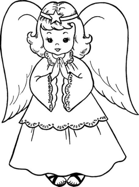 Dibujos para colorear de angelitos infantiles - Dibujo Y: Dibujar y Colorear Fácil, dibujos de Un Angelito De Navidad, como dibujar Un Angelito De Navidad paso a paso para colorear