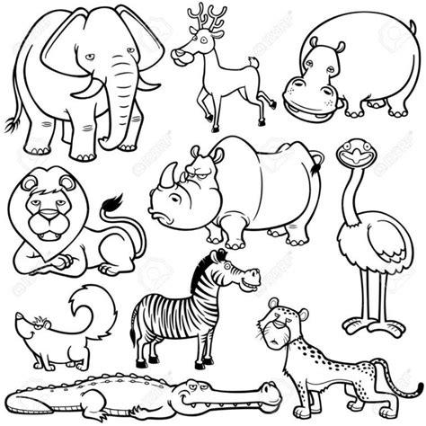 Animales Salvajes Para Colorear | Children Coloring: Aprender a Dibujar y Colorear Fácil, dibujos de Un Animal Salvaje, como dibujar Un Animal Salvaje para colorear e imprimir