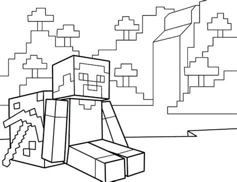 minecraft para imprimir - Dibujos Para Colorear: Aprender a Dibujar Fácil, dibujos de Un Arbol De Minecraft, como dibujar Un Arbol De Minecraft para colorear e imprimir