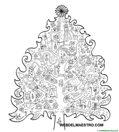 Para Colorear Navidad Arbol - páginas para colorear: Aprende a Dibujar y Colorear Fácil con este Paso a Paso, dibujos de Un Arbol De Navidad Grande, como dibujar Un Arbol De Navidad Grande para colorear e imprimir