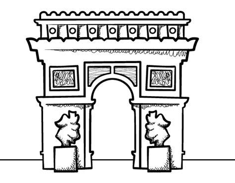Resultado de imagen para monumentos romanos para dibujar: Aprende a Dibujar Fácil, dibujos de Un Arco Romano, como dibujar Un Arco Romano para colorear e imprimir