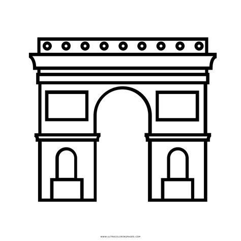 Dibujo De Arco De Triunfo Para Colorear - Ultra Coloring Pages: Aprender a Dibujar Fácil con este Paso a Paso, dibujos de Un Arco Romano, como dibujar Un Arco Romano para colorear