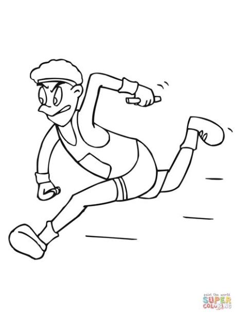 Cómo dibujar Un Atleta Corriendo 】 Paso a Paso Muy Fácil 2023 - Dibuja Fácil