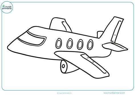 Dibujos de Aviones y Avionetas para Colorear: Dibujar y Colorear Fácil, dibujos de Un Aviono, como dibujar Un Aviono para colorear e imprimir