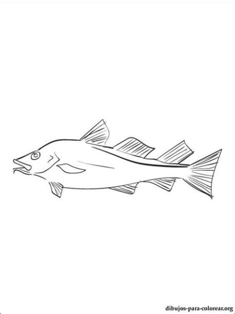 Dibujo de bacalao para colorear | Dibujos para colorear: Dibujar Fácil, dibujos de Un Bacalao, como dibujar Un Bacalao para colorear e imprimir