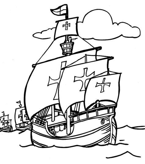 Pinto Dibujos: Carabelas de colón para colorear: Aprender como Dibujar Fácil con este Paso a Paso, dibujos de Un Barco Carabela, como dibujar Un Barco Carabela para colorear e imprimir