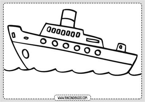 Dibujos de Barcos para colorear | Imprimir y Colorear: Dibujar Fácil con este Paso a Paso, dibujos de Un Barco Pequeño, como dibujar Un Barco Pequeño paso a paso para colorear