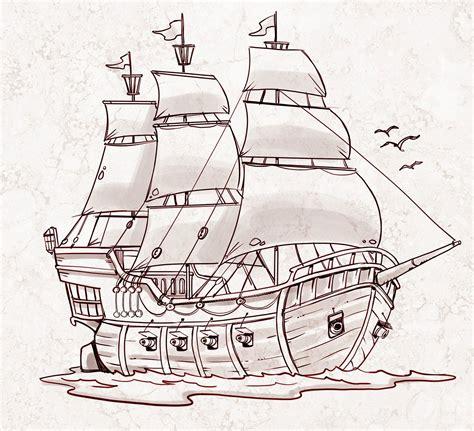 Pin en Ilustraciones: Aprende a Dibujar Fácil con este Paso a Paso, dibujos de Un Barco Realista, como dibujar Un Barco Realista para colorear e imprimir