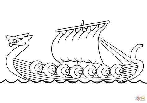 Barco Vikingo | Super Coloring | Barco vikingo. Dibujo de: Aprender como Dibujar Fácil, dibujos de Un Barco Vikingo, como dibujar Un Barco Vikingo para colorear e imprimir