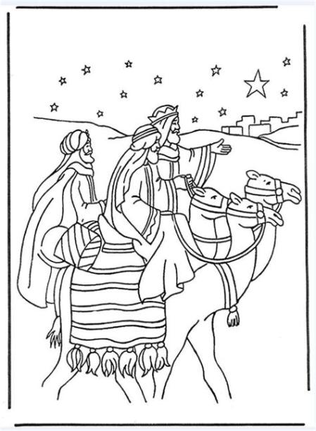 Los Reyes Magos en sus camellos | Camellos reyes magos: Dibujar y Colorear Fácil con este Paso a Paso, dibujos de Un Belen Con Reyes Magos, como dibujar Un Belen Con Reyes Magos para colorear e imprimir