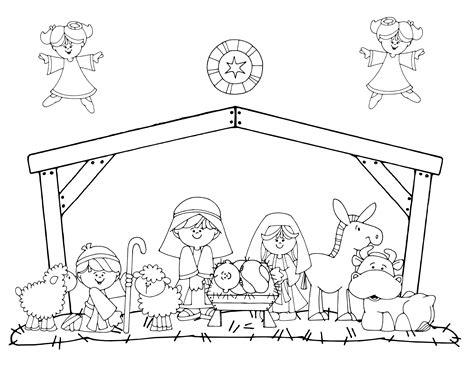 Dibujos de pesebres navideños para colorear: Belenes: Dibujar y Colorear Fácil con este Paso a Paso, dibujos de Un Belen De Navidad, como dibujar Un Belen De Navidad para colorear
