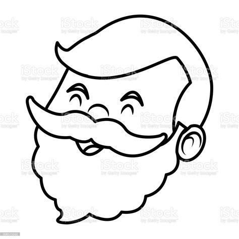 Imagen de Cara de abuelo con bigote cara de dibujos: Dibujar Fácil con este Paso a Paso, dibujos de Un Bigote En La Cara, como dibujar Un Bigote En La Cara para colorear e imprimir