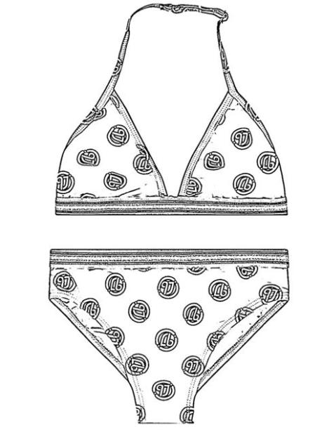 Dibujos para colorear Bikini | Dibujosparaimprimir.es: Dibujar Fácil con este Paso a Paso, dibujos de Un Bikini, como dibujar Un Bikini paso a paso para colorear