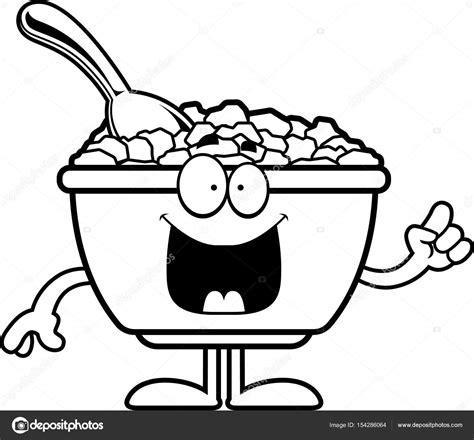 Idea de cereales dibujos animados — Vector de stock: Aprender como Dibujar Fácil, dibujos de Un Bol De Cereales, como dibujar Un Bol De Cereales paso a paso para colorear