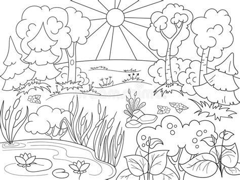 CRMla: Dibujos De Plantas Del Bosque Para Colorear: Dibujar Fácil, dibujos de Un Bosque En Un Mapa, como dibujar Un Bosque En Un Mapa paso a paso para colorear