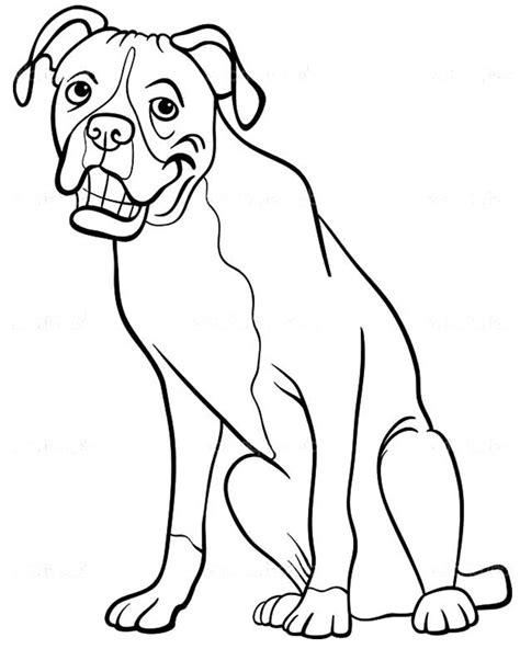 Dibujos De Perros Para Imprimir Y Colorear: Aprende a Dibujar Fácil con este Paso a Paso, dibujos de Un Boxer, como dibujar Un Boxer paso a paso para colorear