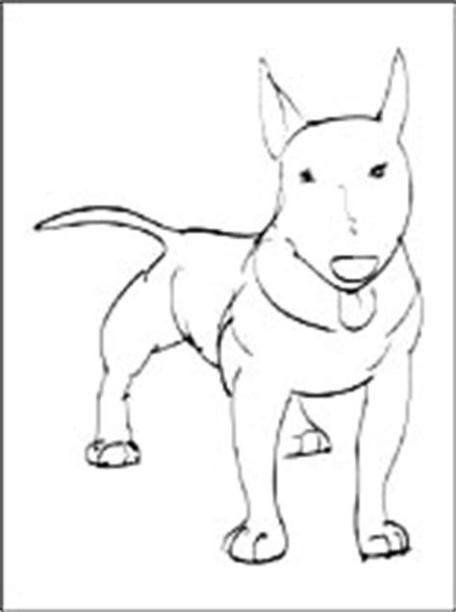 Dibujo de Bull terrier para imprimir | Dibujos para colorear: Dibujar y Colorear Fácil con este Paso a Paso, dibujos de Un Bull Terrier, como dibujar Un Bull Terrier para colorear e imprimir