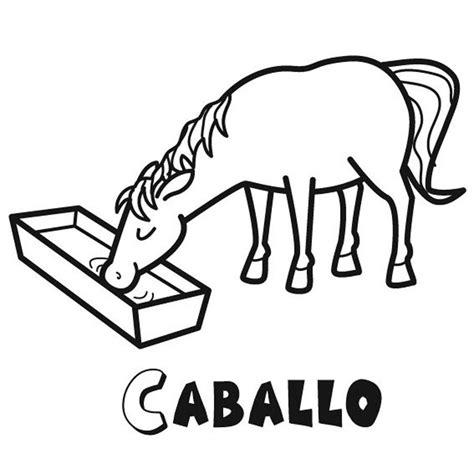 Imprimir Dibujo infantil para colorear de un caballo: Aprender a Dibujar Fácil, dibujos de Un Caballo Comiendo Pasto, como dibujar Un Caballo Comiendo Pasto paso a paso para colorear