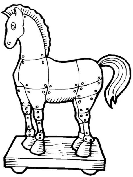Resultado de imagen de imagenes para colorear del caballo: Aprende a Dibujar y Colorear Fácil, dibujos de Un Caballo De Troya, como dibujar Un Caballo De Troya paso a paso para colorear