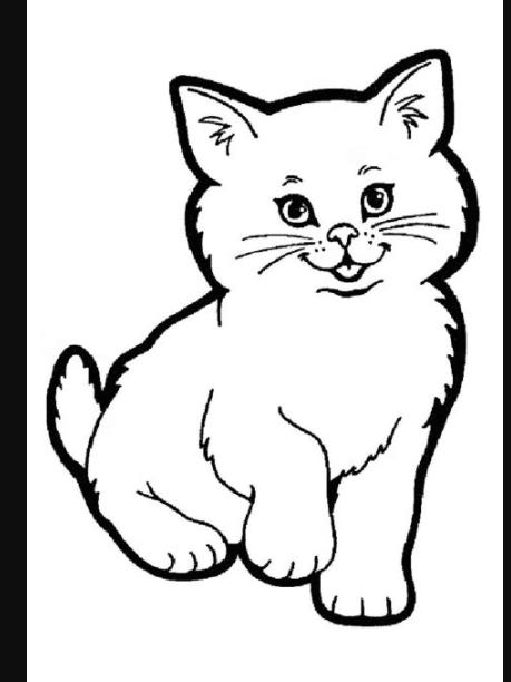 Dibujos de cachorros de gatos para colorear: Aprende a Dibujar Fácil con este Paso a Paso, dibujos de Un Cachorro De Gato, como dibujar Un Cachorro De Gato para colorear e imprimir