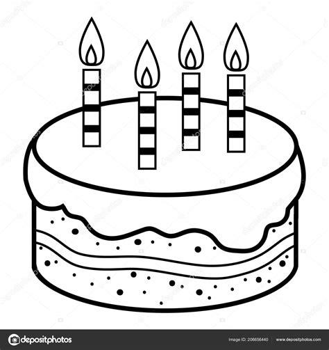 Libro Para Colorear Para Niños Pastel Cumpleaños: Dibujar y Colorear Fácil con este Paso a Paso, dibujos de Un Cake, como dibujar Un Cake paso a paso para colorear