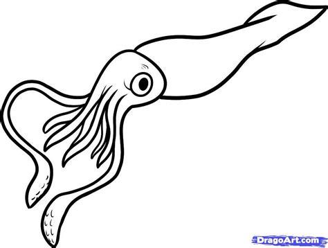 Giant Squid Coloring Pages | Giant squid drawing. Giant: Aprender como Dibujar Fácil con este Paso a Paso, dibujos de Un Calamar Gigante, como dibujar Un Calamar Gigante para colorear e imprimir