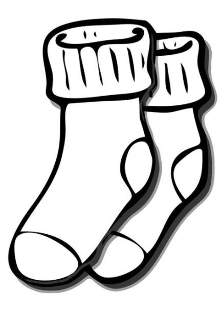 Dibujos para colorear calcetines - Imagui: Aprender a Dibujar Fácil con este Paso a Paso, dibujos de Un Calcetín, como dibujar Un Calcetín para colorear
