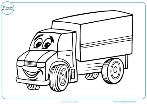 Dibujos de Camiones para Colorear 【Imprimir y Pintar】: Dibujar y Colorear Fácil con este Paso a Paso, dibujos de Un Camion Para Niños, como dibujar Un Camion Para Niños para colorear e imprimir