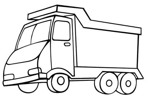 Dibujo para colorear - Camión de juguete: Dibujar y Colorear Fácil, dibujos de Un Camion Para Niños, como dibujar Un Camion Para Niños paso a paso para colorear