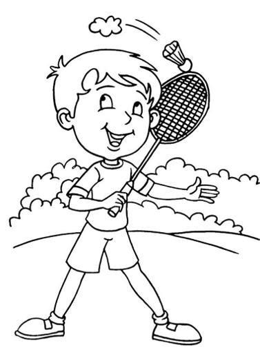 comunicaEFcraRC: BADMINTON: Aprende a Dibujar Fácil con este Paso a Paso, dibujos de Un Campo De Badminton, como dibujar Un Campo De Badminton paso a paso para colorear