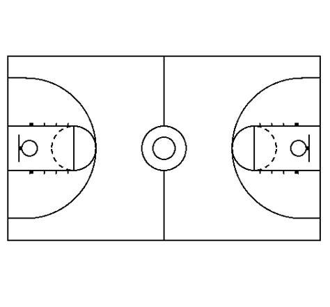 Imagenes De Una Cancha De Futbol Con Sus Medidas Para: Dibujar Fácil, dibujos de Un Campo De Basket, como dibujar Un Campo De Basket para colorear