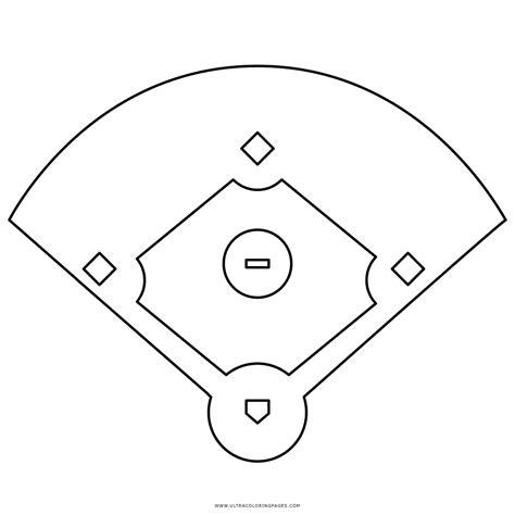 Dibujo De Campo De Béisbol Para Colorear - Ultra Coloring: Dibujar Fácil con este Paso a Paso, dibujos de Un Campo De Beisbol, como dibujar Un Campo De Beisbol paso a paso para colorear