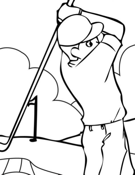 Imágenes para pintar de golf | Colorear imágenes: Aprende a Dibujar y Colorear Fácil con este Paso a Paso, dibujos de Un Campo De Golf, como dibujar Un Campo De Golf para colorear e imprimir
