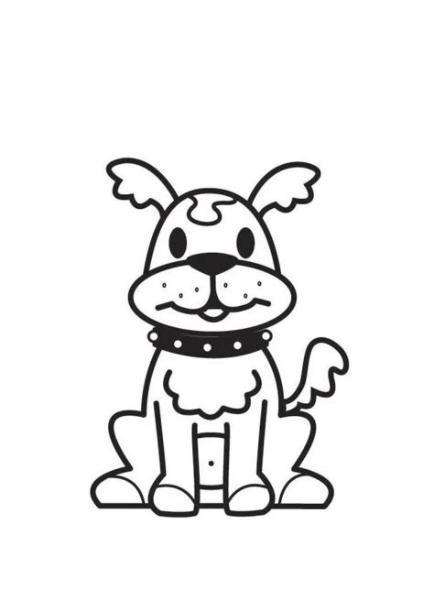 Disegno da colorare cane - Disegni Da Colorare E Stampare: Aprender a Dibujar Fácil, dibujos de Un Cani, como dibujar Un Cani para colorear