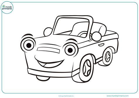 Dibujos de coches para colorear - Mundo Primaria: Aprender a Dibujar y Colorear Fácil con este Paso a Paso, dibujos de Un Carrito, como dibujar Un Carrito para colorear e imprimir