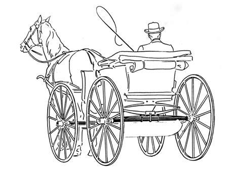 Dibujo para colorear carroza - Dibujos Para Imprimir: Dibujar y Colorear Fácil, dibujos de Un Carruaje, como dibujar Un Carruaje para colorear e imprimir