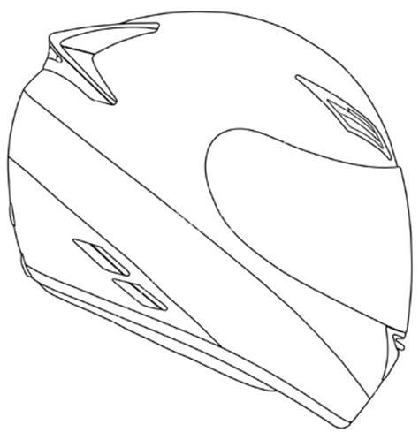 Dibujos para colorear: Casco de motocicleta imprimible: Dibujar y Colorear Fácil, dibujos de Un Casco De Moto, como dibujar Un Casco De Moto para colorear