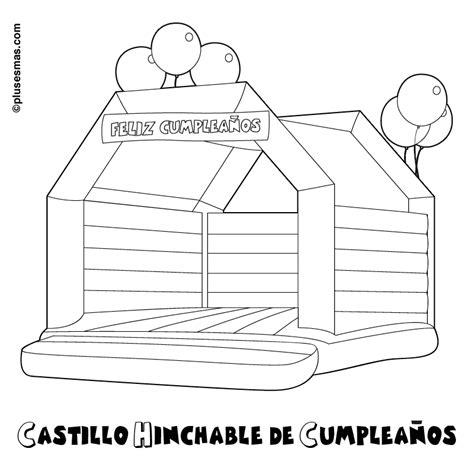 Colorear castillo hinchable de cumpleaños: Aprender como Dibujar Fácil con este Paso a Paso, dibujos de Un Castillo Hinchable, como dibujar Un Castillo Hinchable para colorear