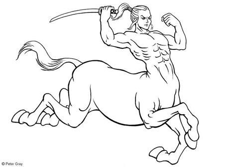 Centauro On Line - AZ Dibujos para colorear: Aprende como Dibujar y Colorear Fácil, dibujos de Un Centauro, como dibujar Un Centauro paso a paso para colorear