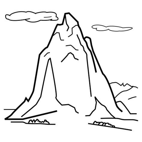 Cerro para colorear - Imagui: Dibujar y Colorear Fácil con este Paso a Paso, dibujos de Un Cerro, como dibujar Un Cerro para colorear