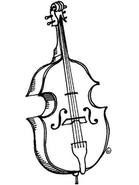 Dibujos Para Colorear De Violin: Dibujar Fácil, dibujos de Un Chelo, como dibujar Un Chelo paso a paso para colorear