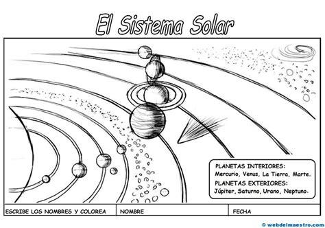 Sistema Solar para colorear - Web del maestro: Dibujar Fácil, dibujos de Un Cinturon De Asteroides, como dibujar Un Cinturon De Asteroides para colorear
