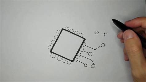 Cómo se dibuja un circuito/How to draw a circuit board: Aprende a Dibujar Fácil, dibujos de Un Circuito Electrico En Word, como dibujar Un Circuito Electrico En Word paso a paso para colorear