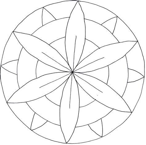 Mandaly pro děti | Centrum Mandala | Mandala sencilla: Aprende a Dibujar y Colorear Fácil con este Paso a Paso, dibujos de Un Circulo Grande Sin Compas, como dibujar Un Circulo Grande Sin Compas para colorear e imprimir