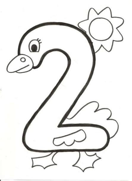 CARTAZES DE NUMERAIS 0 A 9 - COLORIDO E PRETO E BRANCO: Aprende como Dibujar Fácil, dibujos de Un Cisne Con Números, como dibujar Un Cisne Con Números para colorear