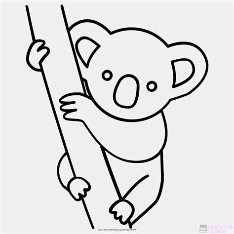 磊 Dibujos de Koalas【+250】rapidos para colorear: Dibujar y Colorear Fácil, dibujos de Un Coala, como dibujar Un Coala paso a paso para colorear