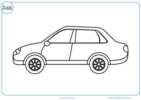 Dibujos de coches para colorear - Mundo Primaria: Dibujar Fácil con este Paso a Paso, dibujos de Un Cochazo, como dibujar Un Cochazo para colorear e imprimir