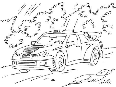 Dibujos de Coche de Rally para Colorear. Pintar e Imprimir: Dibujar Fácil con este Paso a Paso, dibujos de Un Coche De Rally, como dibujar Un Coche De Rally para colorear