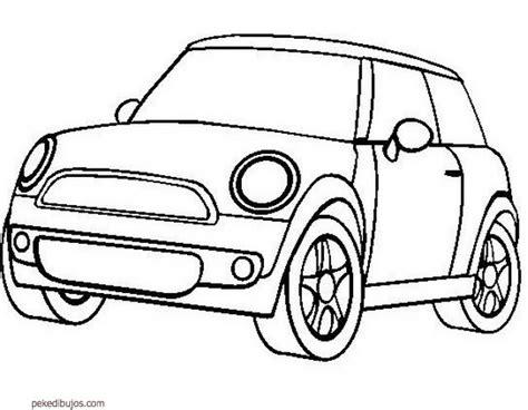 Dibujos de Mini Cooper para colorear: Dibujar Fácil, dibujos de Un Coche Mini, como dibujar Un Coche Mini paso a paso para colorear